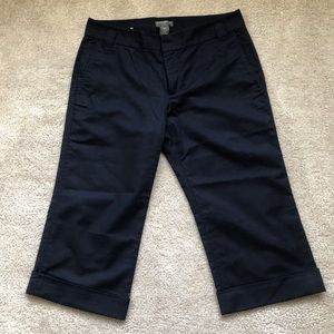 Banana Republic Navy Blue STRETCH Capris NWOT